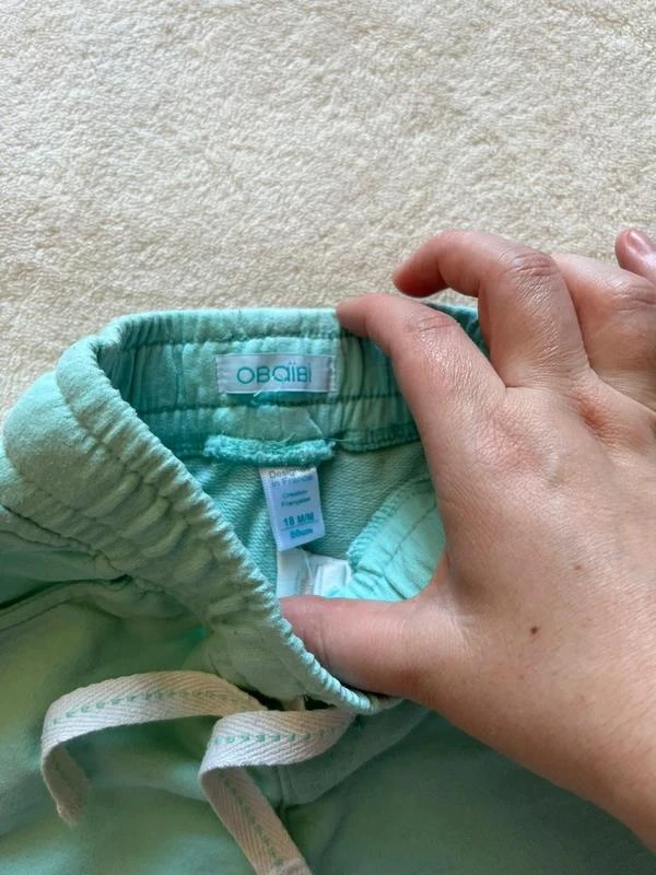 Obaïbi water green shorts – 18 months – photo 2